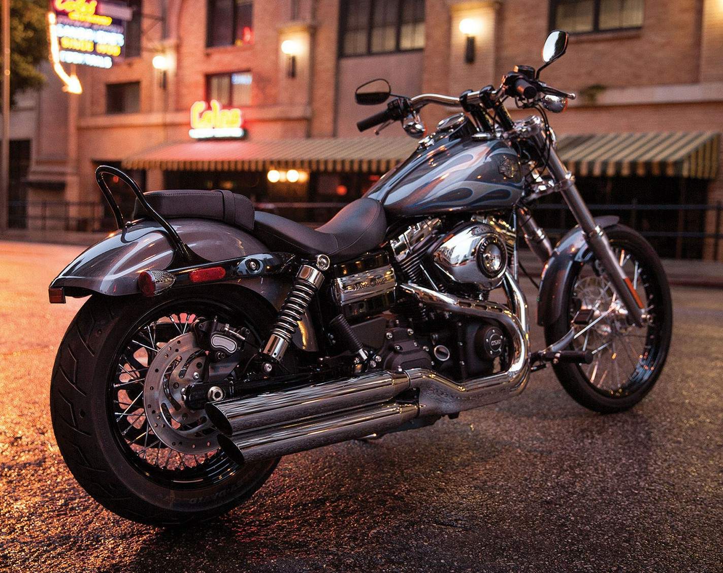 Harley wide deals glide custom